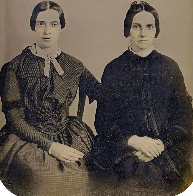 Famous New England Writers includes the Emily Dickinson from Amherst Massachusetts pictured here with Kate Scott Turner. Photo courtesy UMass Amherst Emily Dickinson and Kate Scott Turner