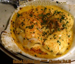 CT Seafood Restaurant Dining Chowder Pot Stuffed Sole