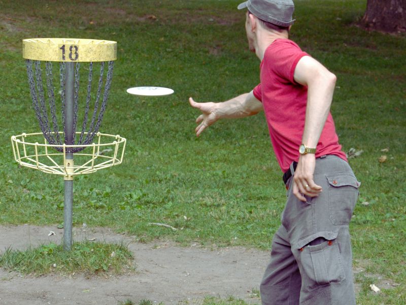 Disc Golfer scores