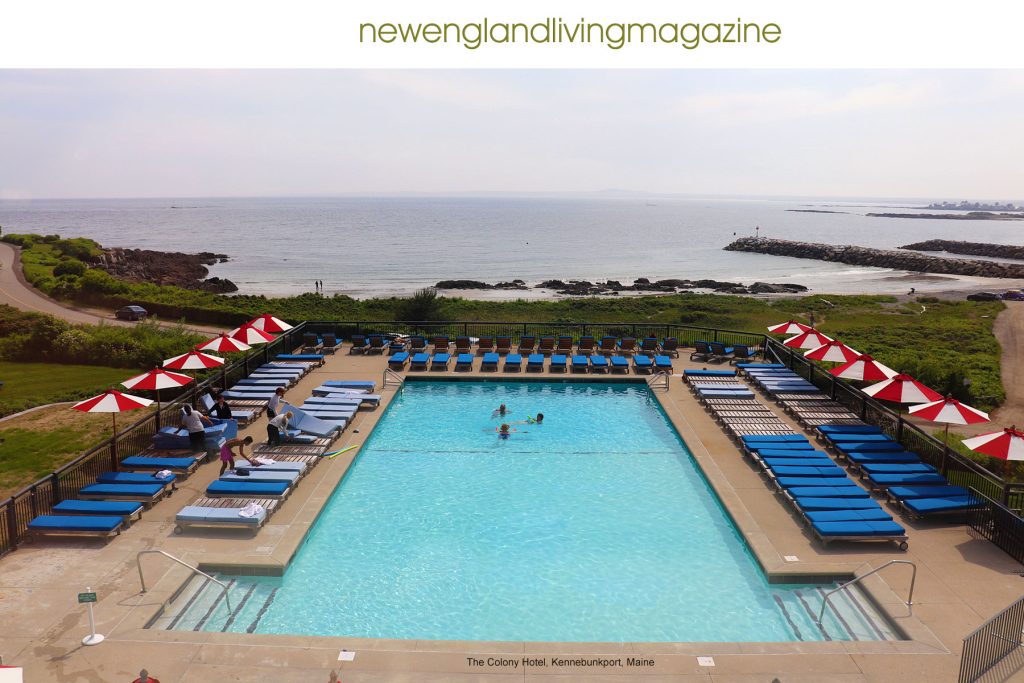 Outdoor Saltwater Oceanview Pool at The Colony Hotel Maine