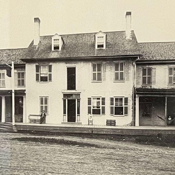 Early photo of what is now The Green Mountain Inn Stowe Vermont