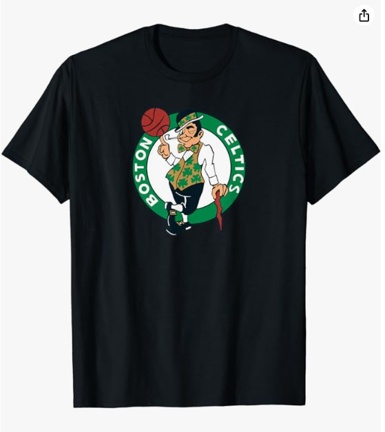 Official NBA licensed Boston Celtics Shirt