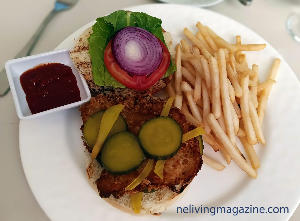 Fresh Fried Chicken Sandwich Interlaken Inn ~ Lakeville, VT