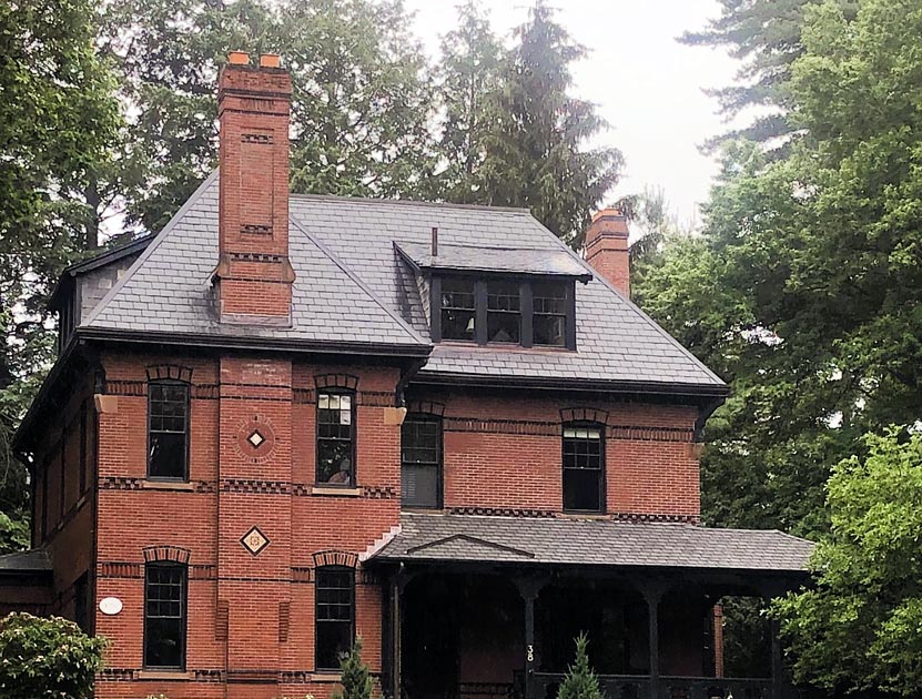 New England Brick Home in Winchester MA